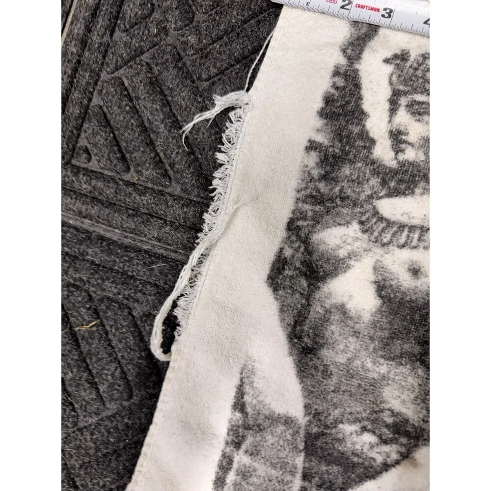 Vintage Cannon All Cotton Bath Towel Classical Nude Figures Fringe Ends STAINS
